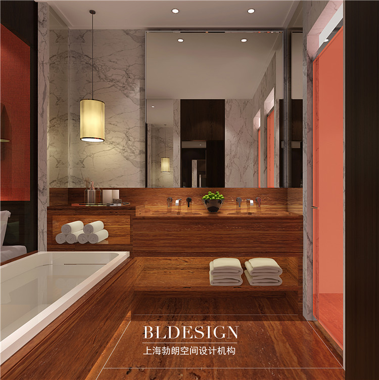 鶴棲銀湖度假酒店設(shè)計(jì)方案-客房衛(wèi)生間效果圖