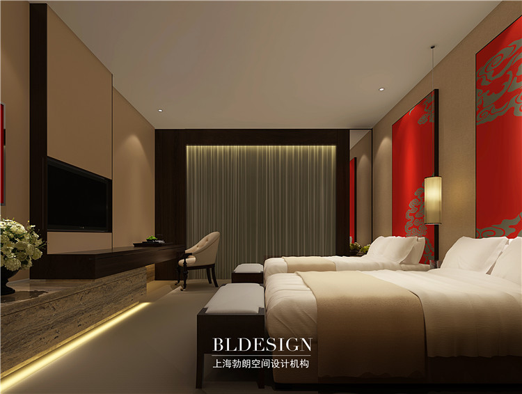 鶴棲銀湖度假酒店設(shè)計(jì)方案-主題客房效果圖