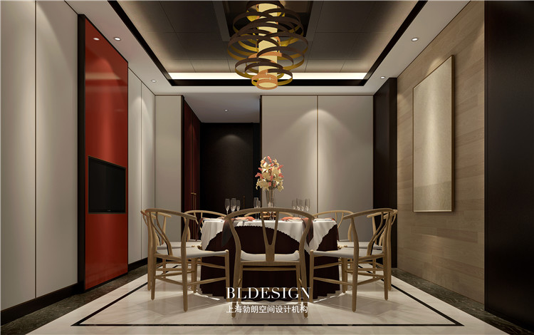 鶴棲銀湖度假酒店設(shè)計(jì)方案-中式餐廳包房設(shè)計(jì)