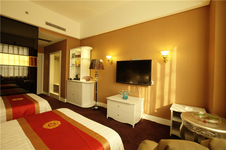 洛陽(yáng)巴比倫主題商務(wù)酒店設(shè)計(jì)-商務(wù)標(biāo)間實(shí)景圖