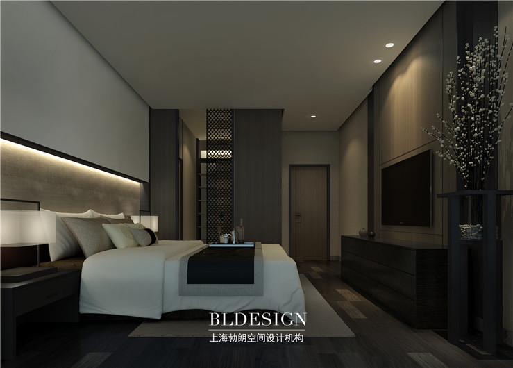 周氏雅居·簡(jiǎn)約中式豪宅設(shè)計(jì)-豪宅客房