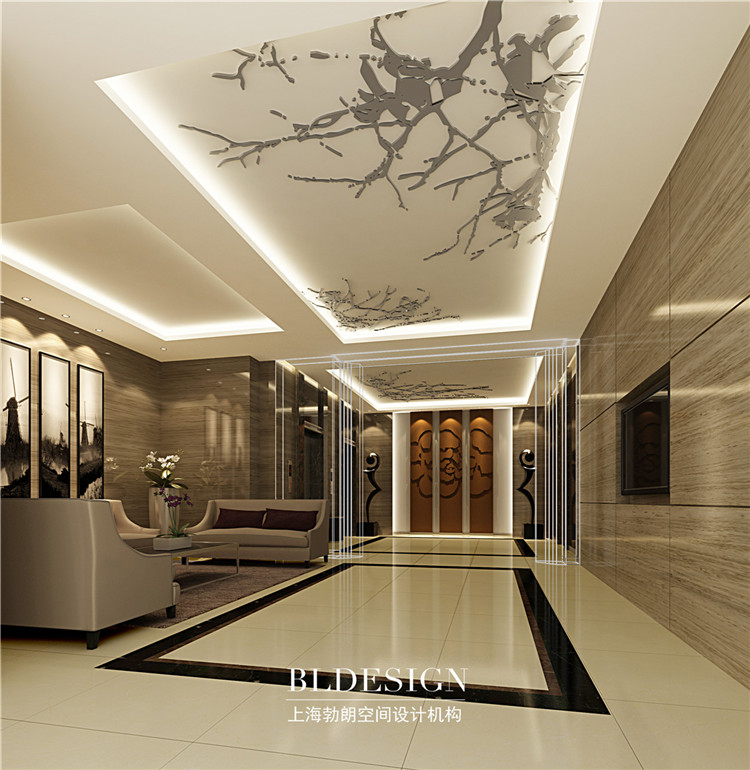 祥榕軒高端商務(wù)酒店設(shè)計(jì)說(shuō)明-酒店接待休息區(qū)方案