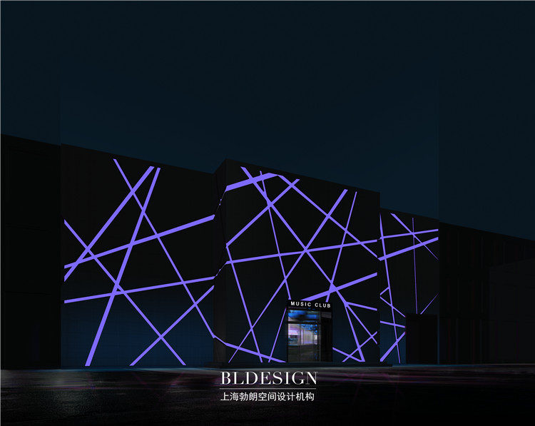 維納斯主題音樂會所設(shè)計效果圖-ktv外觀燈光方案