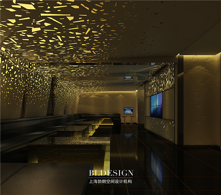 維納斯主題音樂會所設(shè)計效果圖-ktvVIP豪華包房方案