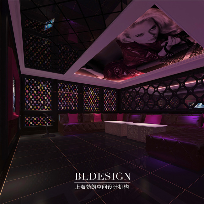 維也納量販式KTV設計說明-香奈兒主題中包效果圖