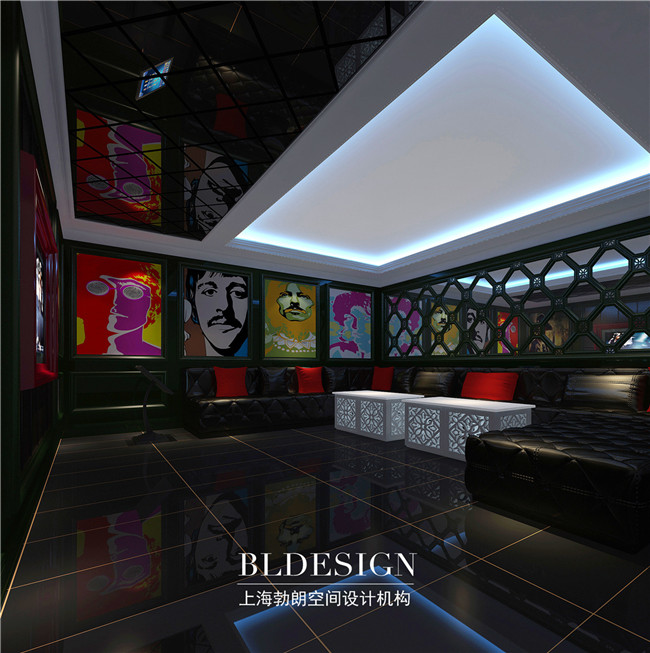 維也納量販式KTV設計說明-披頭士主題中包效果圖