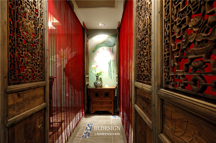 望江南主題餐廳設(shè)計案例-走廊