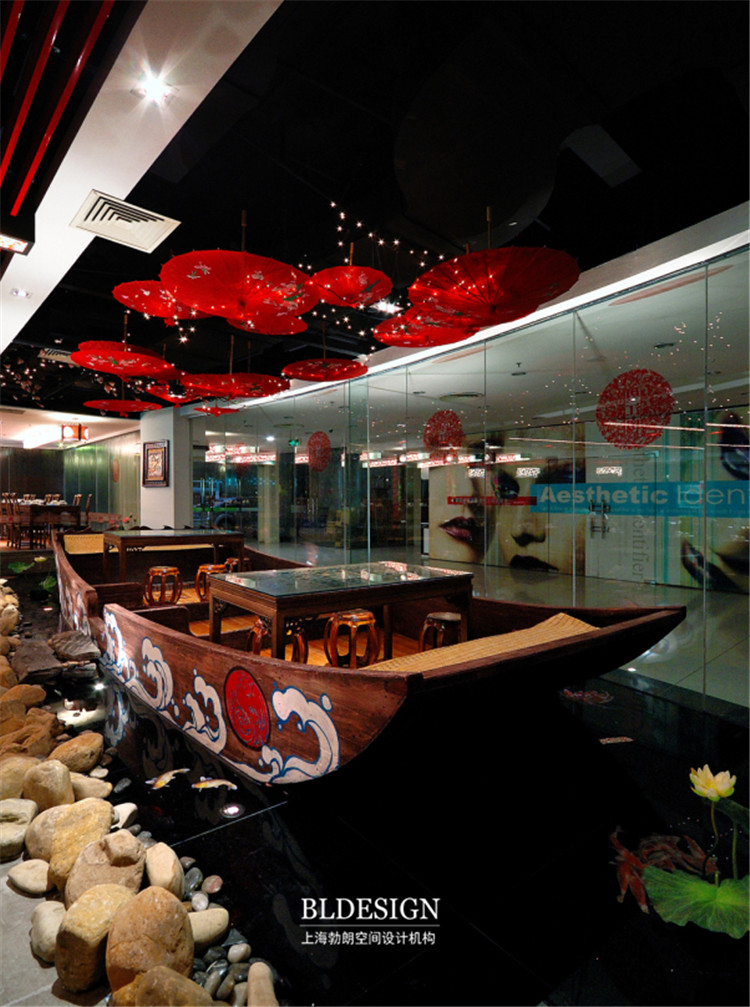 望江南主題餐廳設(shè)計案例-大廳