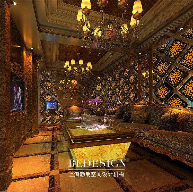 皇督音樂娛樂會(huì)所設(shè)計(jì)方案-VIP包房效果圖