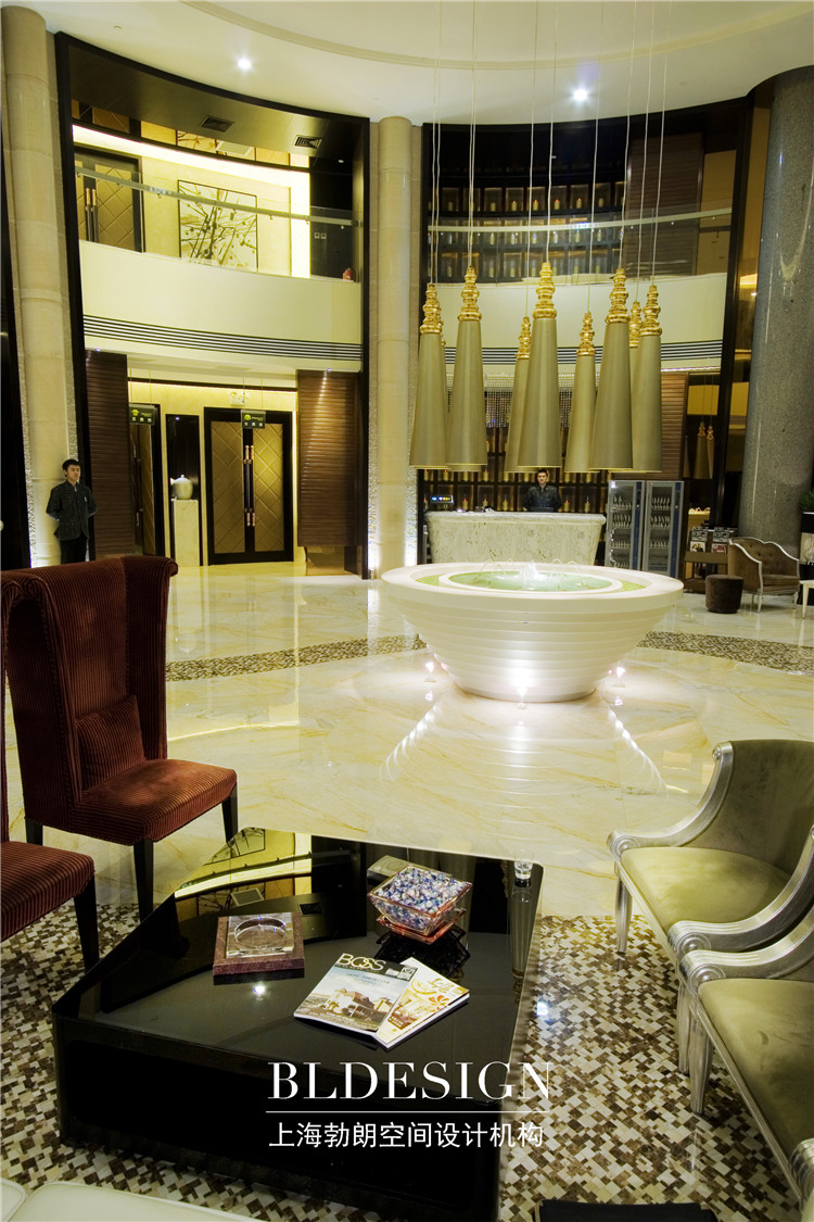 水域天成CEO洗浴會所設(shè)計案例-洗浴會所大廳方案