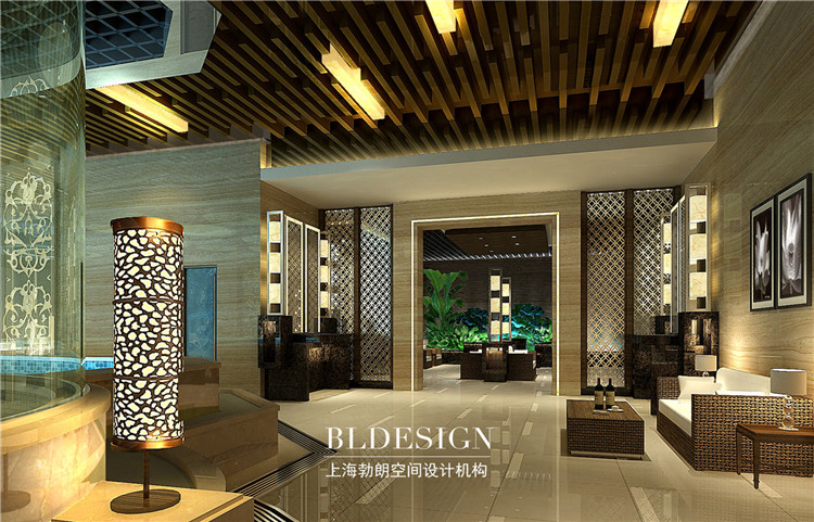 東方威尼斯洗浴酒店設計案例-洗浴中心男浴區(qū)效果圖