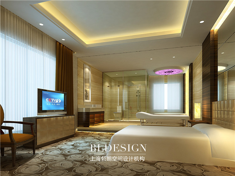 東方威尼斯洗浴酒店設計案例-洗浴中心SPA效果圖