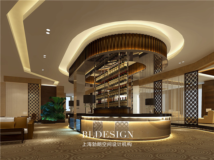 東方威尼斯洗浴酒店設計案例-洗浴中心自助餐廳效果圖