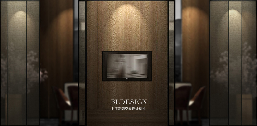 河南華邑高端商務(wù)會所設(shè)計說明-會所包間電視墻