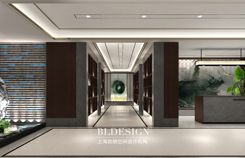 茶緣·商務(wù)會(huì)所設(shè)計(jì)說明-會(huì)所接待臺(tái)