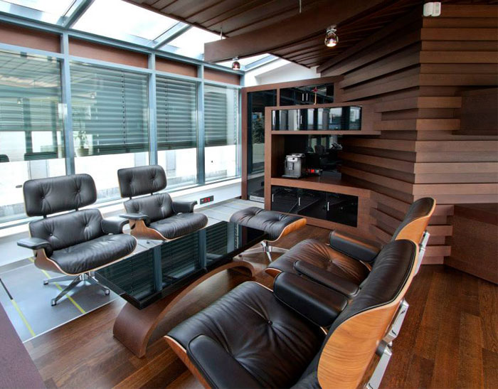 高端大氣的現(xiàn)代風(fēng)格辦公室設(shè)計(jì)效果圖