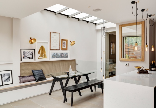 英倫風(fēng)格奢華聯(lián)排別墅餐廳設(shè)計(jì)案例