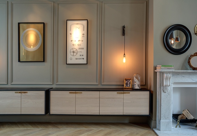 英倫風(fēng)格復(fù)古奢華聯(lián)排別墅廚房設(shè)計(jì)欣賞