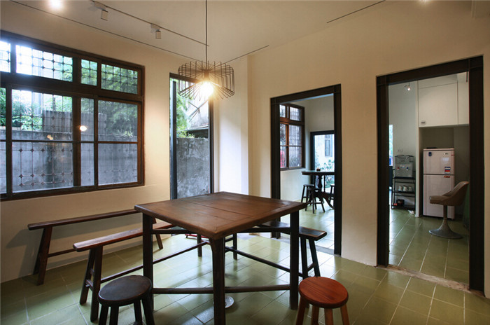都市自然風(fēng)格豪宅設(shè)計(jì)-臺(tái)灣舊宅改造實(shí)例-餐廳