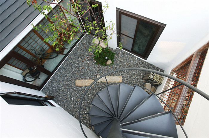 都市自然風(fēng)格豪宅設(shè)計(jì)-臺(tái)灣舊宅改造實(shí)例-庭院