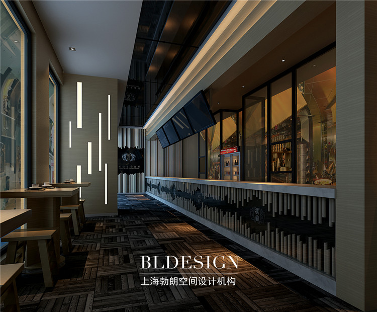 虢國品牌連鎖餐飲設(shè)計(jì)-羊肉湯館收銀臺設(shè)計(jì)