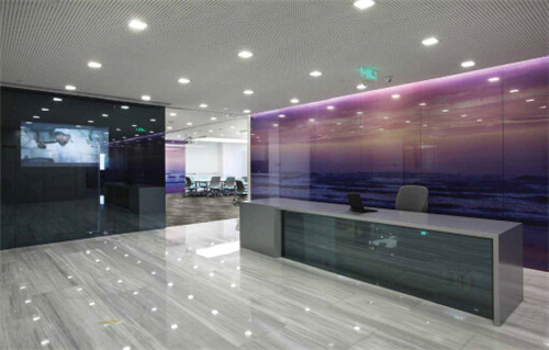 Groupm群邑北京辦公室接待處設(shè)計(jì)