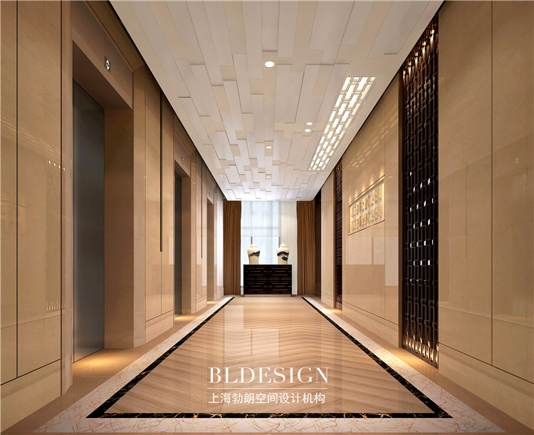 河南龍澤置業(yè)現(xiàn)代中式辦公室設(shè)計(jì)方案