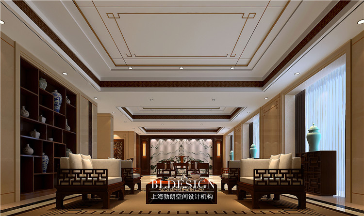 河南龍澤置業(yè)現(xiàn)代中式辦公室設(shè)計(jì)案例