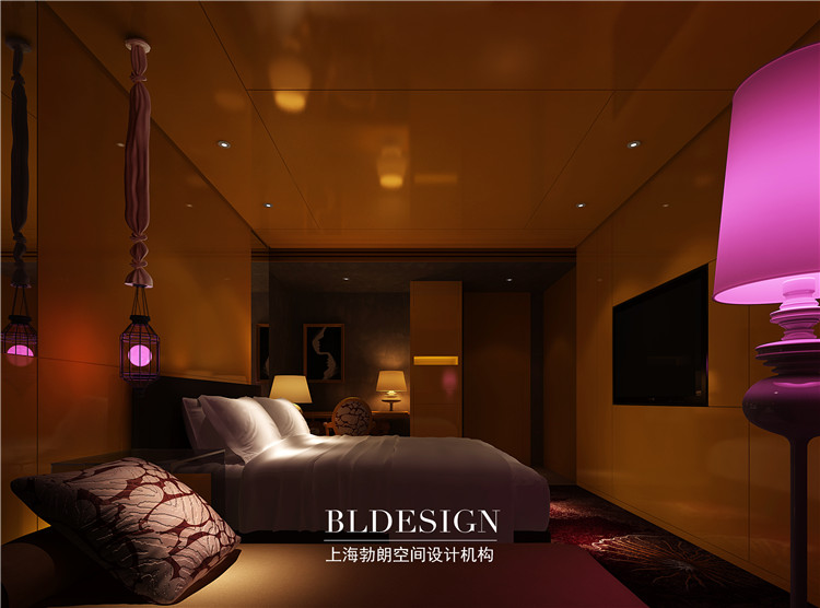 萊茵河情侶主題酒店設(shè)計效果圖-時尚主題客房