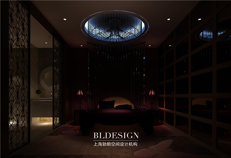 萊茵河情侶主題酒店設(shè)計效果圖-特色豪華房