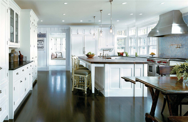 開放式別墅豪宅餐廳廚房設(shè)計方案