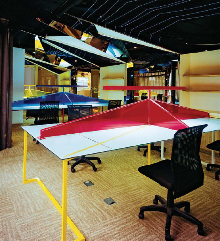 色彩斑斕的創(chuàng)意辦公設(shè)計方案