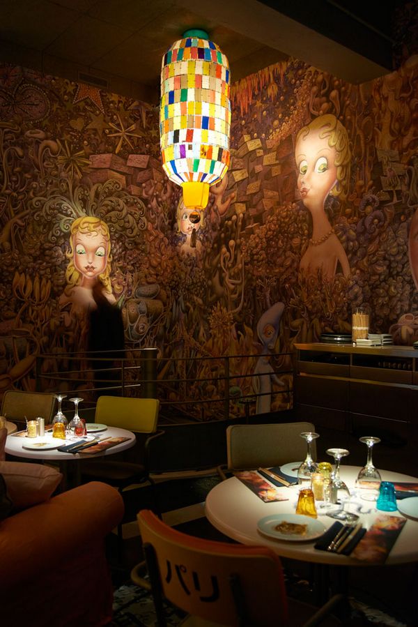 巴黎Miss Kō餐廳設(shè)計效果圖