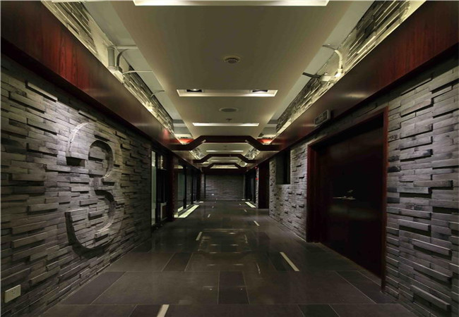 上海經(jīng)緯700辦公樓一樓大廳走廊設計