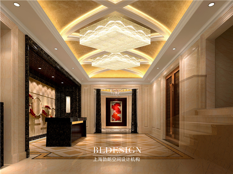 名仕雅集高級(jí)商務(wù)會(huì)所門廳設(shè)計(jì)方案