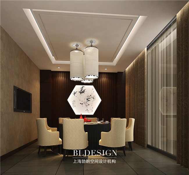 鄭州進(jìn)家門(mén)特色餐廳包房設(shè)計(jì)效果圖