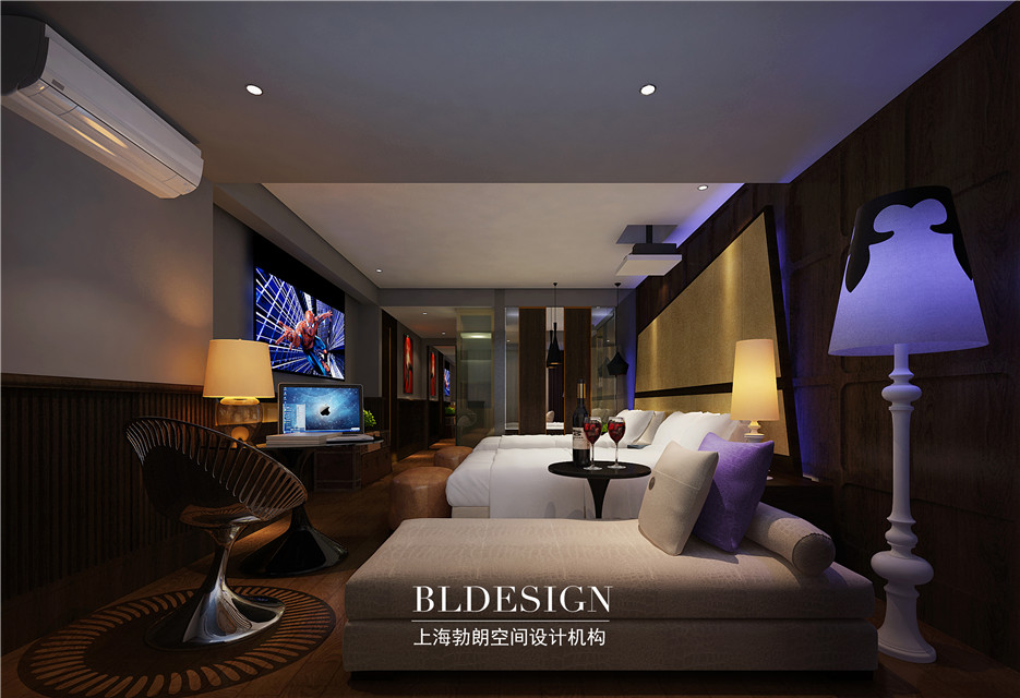 鄭州摩登時(shí)尚的酒店客房設(shè)計(jì)效果圖
