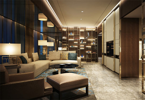 金茂北京王府井萬麗五星級酒店空間設(shè)計(jì)效果圖