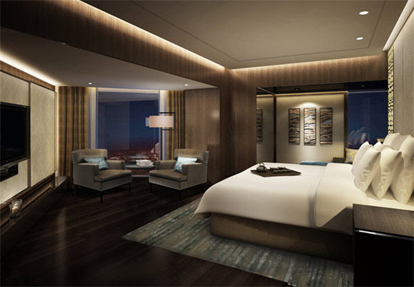 金茂北京王府井萬麗酒店客房設(shè)計(jì)欣賞