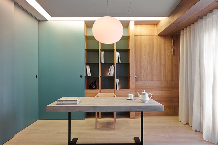 木質(zhì)簡約風格別墅書房設計