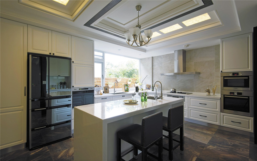 壹公館·經(jīng)典新古典復(fù)式別墅開放式餐廳設(shè)計方案