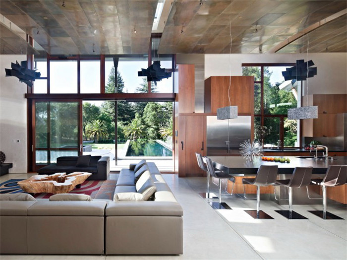 溪邊雙層現(xiàn)代別墅設(shè)計效果圖欣賞