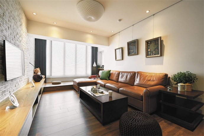 鄉(xiāng)村休閑風(fēng)格別墅客廳設(shè)計效果圖