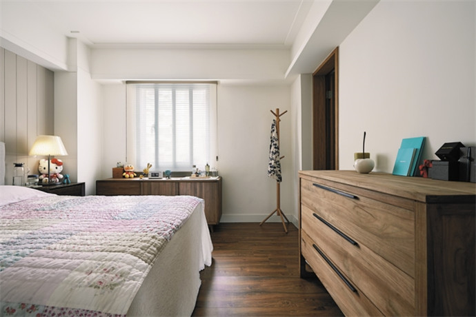 復(fù)古休閑風(fēng)別墅主臥設(shè)計圖