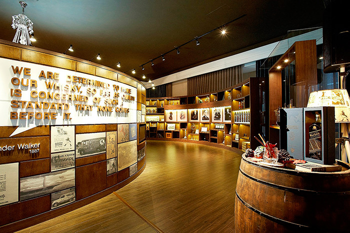 知名威士忌Johnnie Walker旗艦店設(shè)計案例