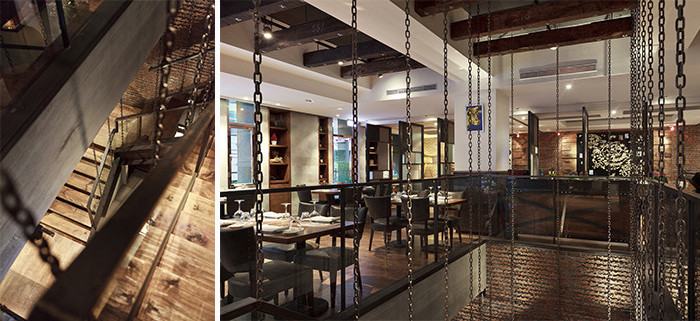 混搭風(fēng)格餐廳設(shè)計(jì)效果圖