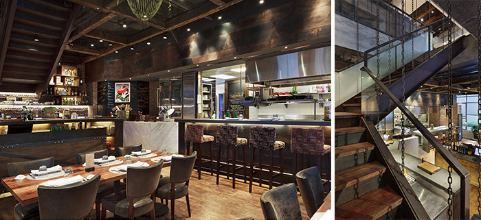 工業(yè)懷舊風(fēng)餐廳設(shè)計(jì)效果圖