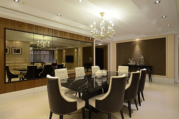 新古典風(fēng)格別墅餐廳設(shè)計(jì)方案