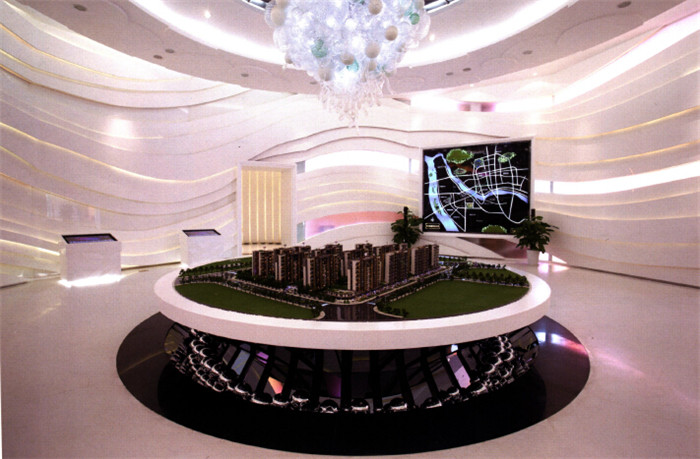 下沉式沙盤(pán)模型區(qū)設(shè)計(jì)效果圖