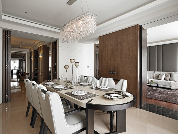 古典時(shí)尚的別墅餐廳設(shè)計(jì)